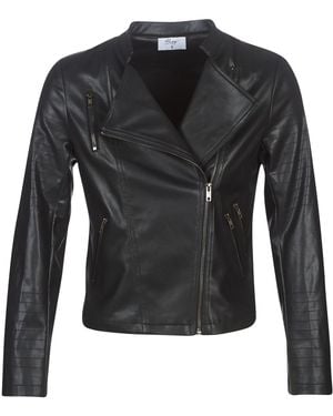 Moony Mood Lavine Leather Jacket - Black