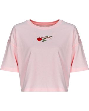 Converse T Shirt Tlmn Vday Crop Os Tee - Pink