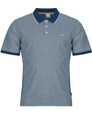Jack & Jones Polo Shirt Jprblualves Ss Polo - Blue