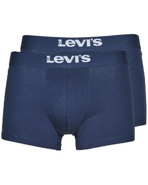 Levi's Boxer Shorts Men Solid Trunk Pack X2 - Blue