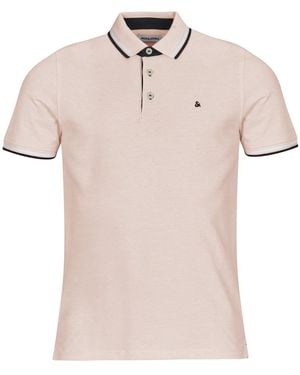 Jack & Jones Polo Shirt Jjepaulos - Pink