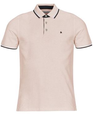 Jack & Jones Polo Shirt Jjepaulos - Pink