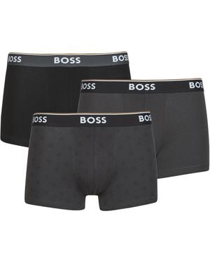 BOSS Boxer Shorts Trunk 3p Power Desig - Black