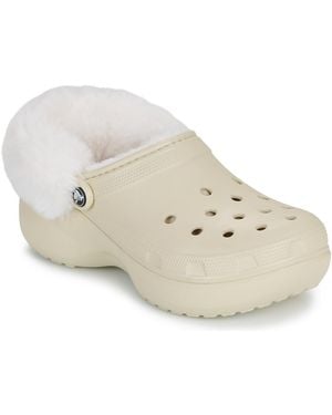 Crocs™ Clogs (shoes) Classic Platform Fuzz Lined Cg - White