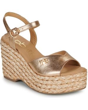 Les Petites Bombes Wedge Sandals Nadira - Metallic