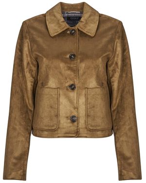 ONLY Jacket Onltulip Life Faux Suede - Green