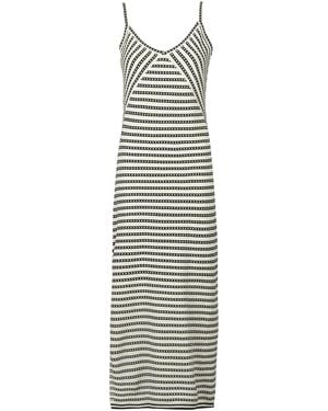 Le Temps Des Cerises Long Dress Yva - Metallic