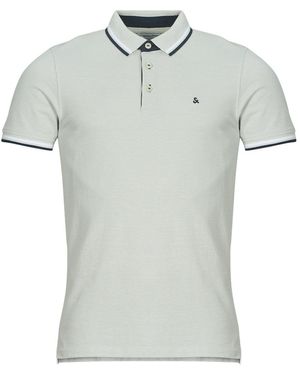 Jack & Jones Polo Shirt Jjepaulos - Grey