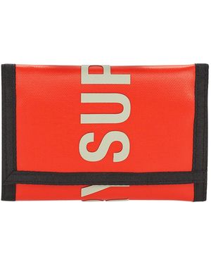 Superdry Purse Wallet Tarp Tri-fold Wallet - Red