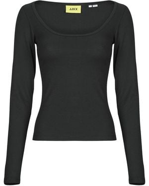 JJXX Long Sleeve T-shirt Jxstar Ls U Neck Top - Black