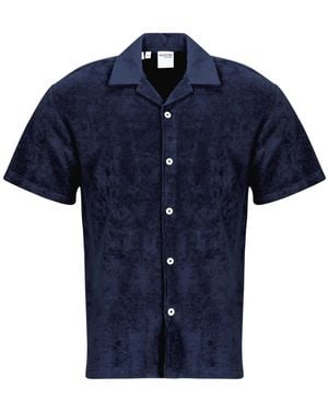 SELECTED Short Sleeved Shirt Slhrelaxtalon - Blue