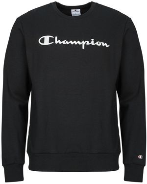 Champion Sweatshirt Crewneck Sweatshirt - Black