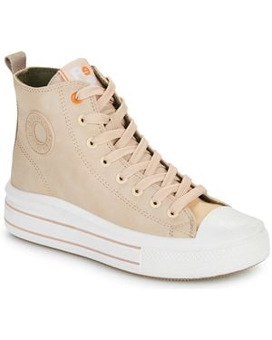 Refresh Shoes (high-top Trainers) 172284-beige - Natural