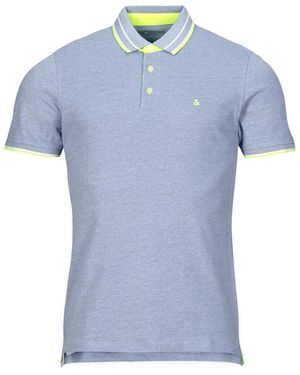 Jack & Jones Polo Shirt Jjepaulos Polo Ss - Blue