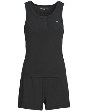 Tommy Hilfiger Sleepsuits Modal Tank Short Set - Black