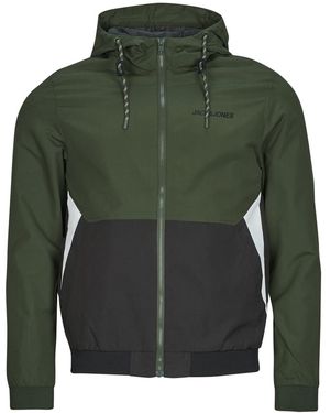 Jack & Jones Jacket Jjerush Hood Bomber - Green