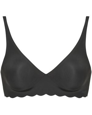 Sloggi Triangle Bras And Bralettes Zero Micro 2.0 Soft Bra - Black