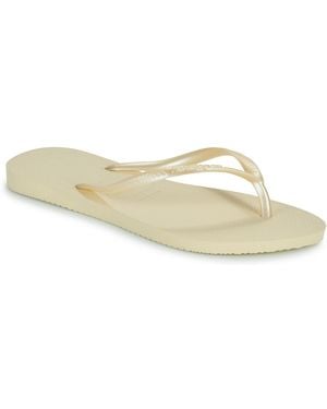 Havaianas Flip Flops / Sandals (shoes) Slim - Natural