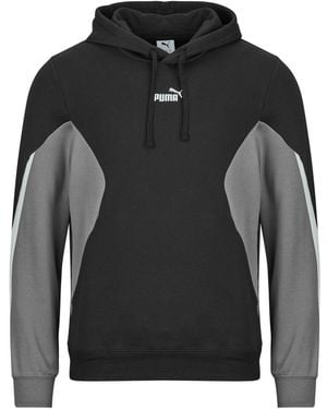 PUMA Sweatshirts Ess Block Hoodie Fl - Black