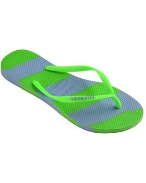 Havaianas Flip Flops / Sandals (shoes) Slim Colour Fun - Green