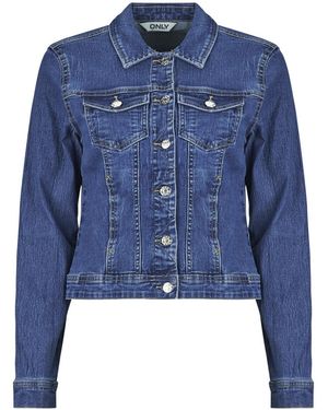 ONLY Denim Jacket Onlwonder - Blue