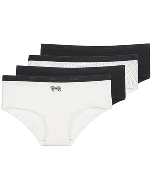 DIM Pocket Coton Stretch X4 Women's Boxer Shorts In Multicolour