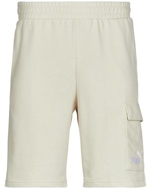 PUMA Shorts Ess No. 1 Logo Cargo Shorts 10' Tr - Natural