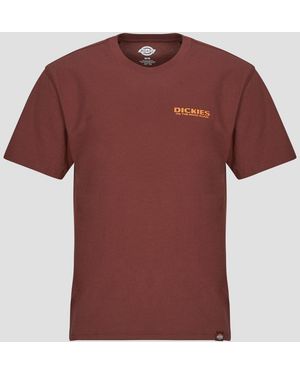 Dickies T Shirt Burns Tee Ss Andorra - Red