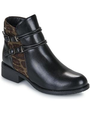Les Petites Bombes Mid Boots Maram - Black