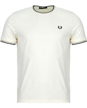 Fred Perry T Shirt Twin Tipped T-shirt - White