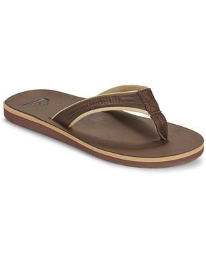 Quiksilver Flip Flops / Sandals (shoes) Carver Nubuck 26 - Brown