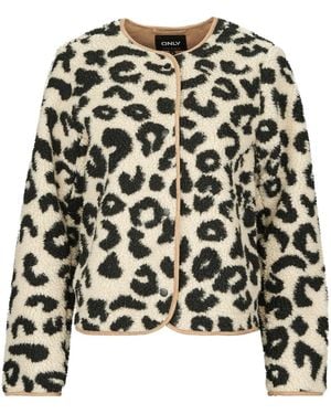 ONLY Jacket Onllona Life Teddy - Black