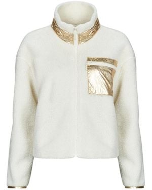 ONLY Fleece Jacket Onltracy Short Sherpa - White