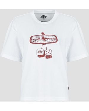 Dickies T Shirt Polk Ss Tee - White