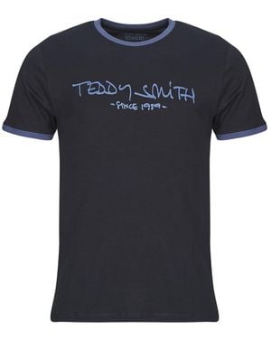 Teddy Smith T Shirt Ticlass Mc - Blue