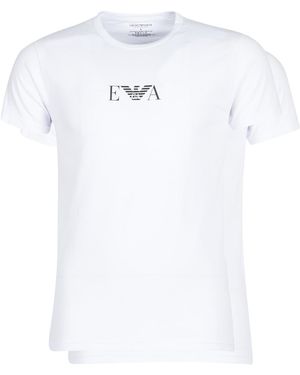 Emporio Armani T Shirt Cc715-pack De 2 - White
