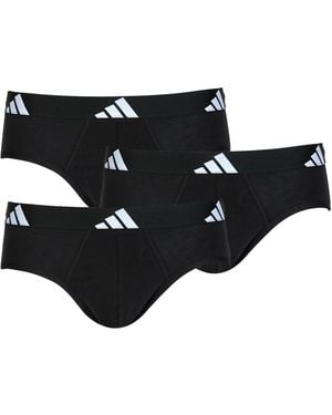 adidas Underpants / Brief Active Flex Cotton Pack De 3 - Black