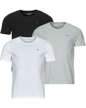Tommy Hilfiger T Shirt 3p Ss Tee X3 - Black
