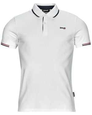 Schott Nyc Polo Shirt Ps Devon - White