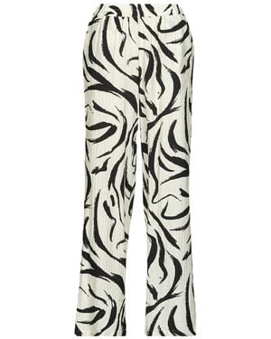 Vila Wide Leg / Harem Trousers Viclo - White