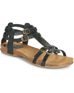 Kickers Ana Women's Sandals In Black - Metallic