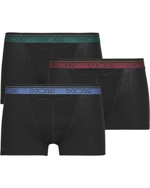 Hom Boxer Shorts Tiago Boxer Pack De 3 - Black