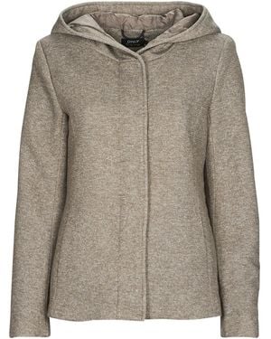 ONLY Coat Onlsedona Light Short Jacket - Grey