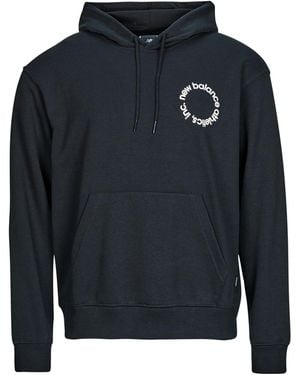New Balance Sweatshirt Circular Logo Hoodie - Blue