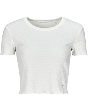 Guess T Shirt Cn Smoked - White
