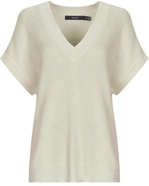 Vero Moda T Shirt Vmnewlexsun Shine - Natural