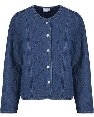 Vero Moda Jacket Vmera Ls Quilted Dnm - Blue