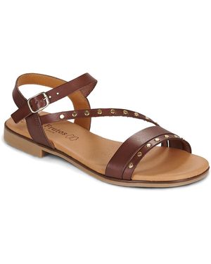 Eva Frutos Flat Sandals 3079 - Brown