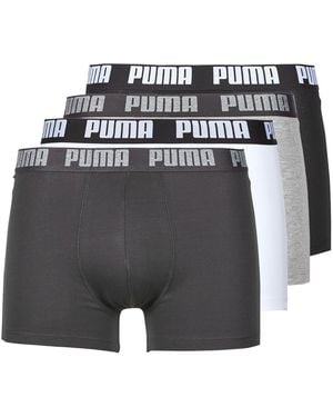 PUMA Basic X4 Boxer Shorts - Grey