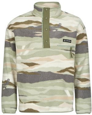 Columbia Fleece Jacket Helvetia Ii Printed Half Snap Fleece - Grey